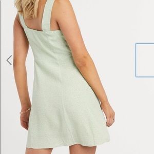 & other stories ditsy floral button through mini